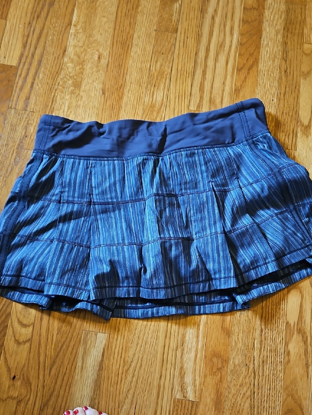 Lululemon Blue Striped Women's Skirt